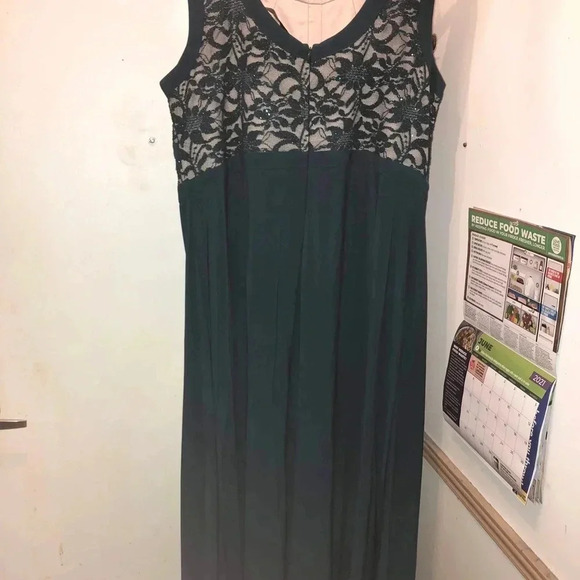 New Noir Green Lace Dress Plus Size 22 - Picture 2 of 5